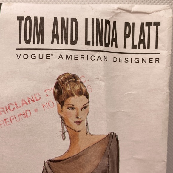 Vogue American Designer #V2799 Tom & Linda Platt Ladies Dress Pattern 12–14-16 - Picture 2 of 12